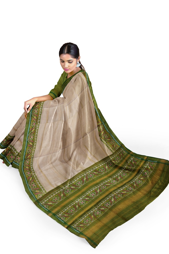 Handloom Single Ikat Silk Patola Saree