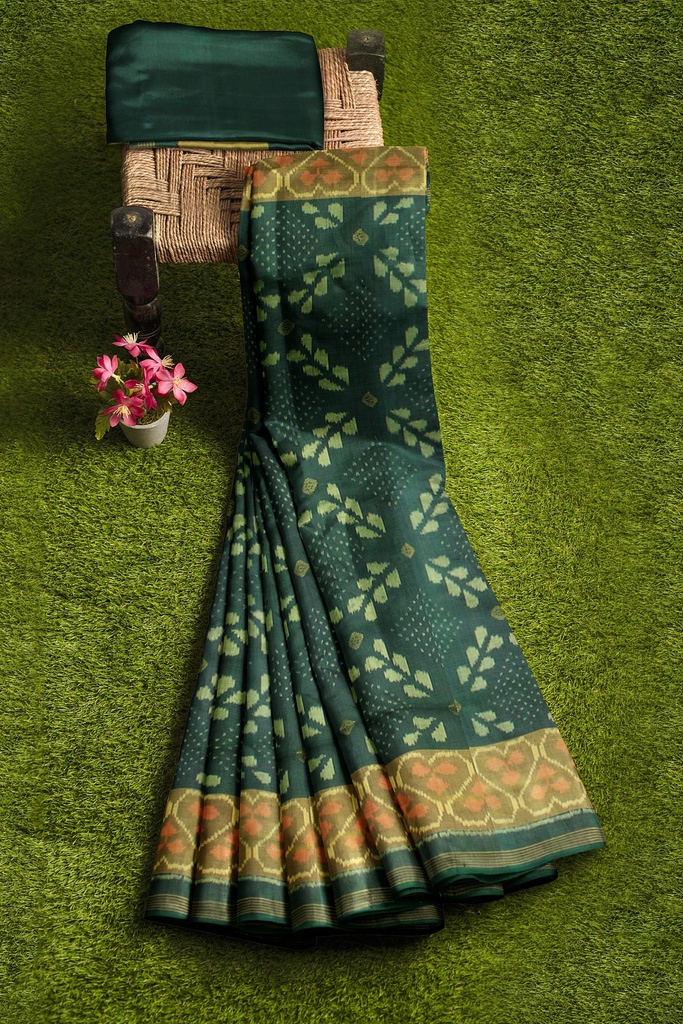 Handloom Single Ikat Silk Patola Saree