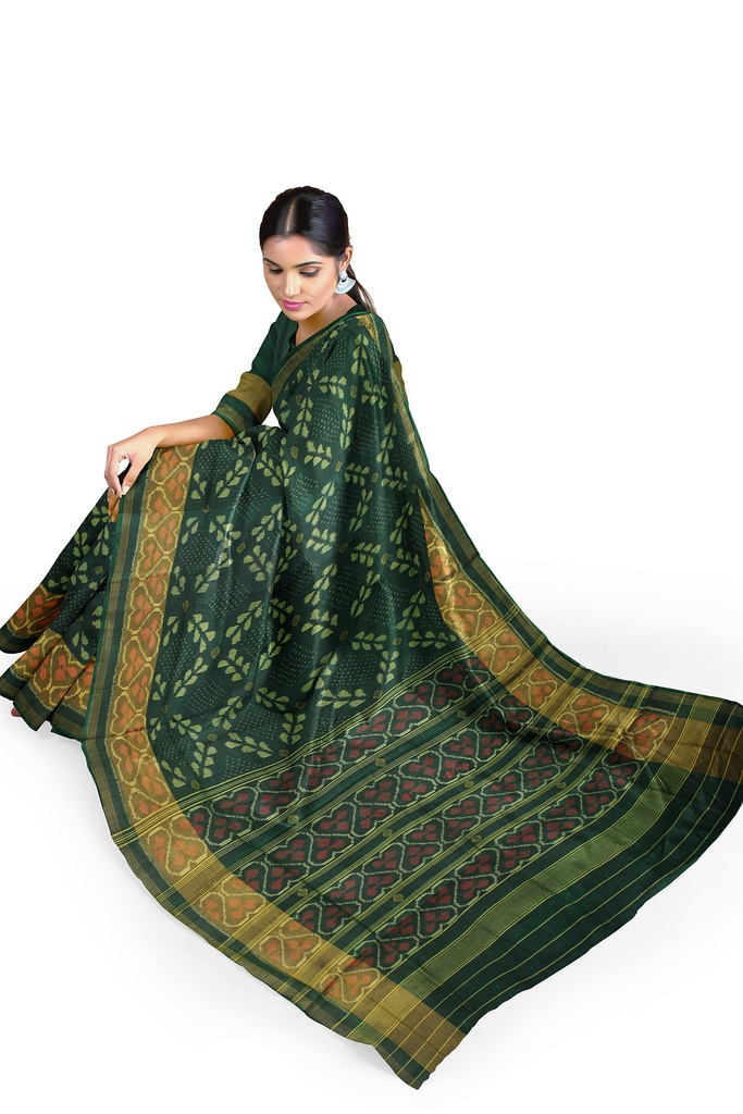 Handloom Single Ikat Silk Patola Saree