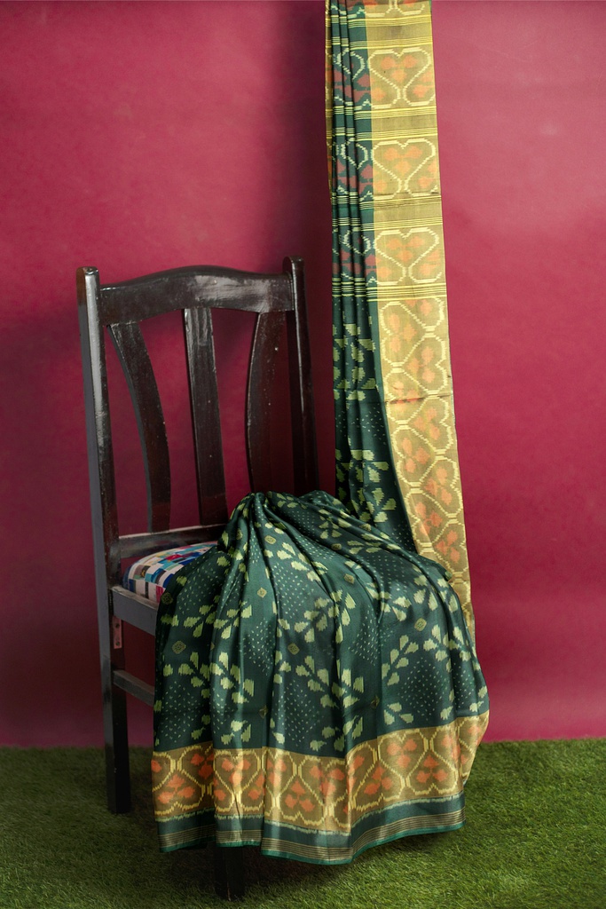 Handloom Single Ikat Silk Patola Saree