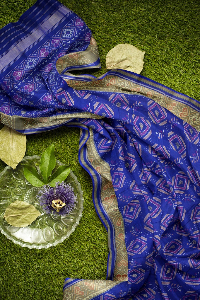 Handloom Single Ikat Silk Patola Saree