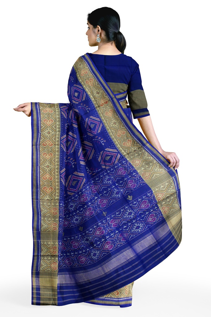 Handloom Single Ikat Silk Patola Saree