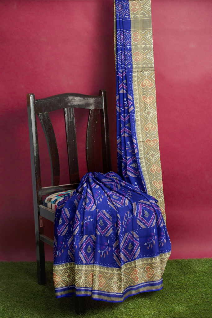 Handloom Single Ikat Silk Patola Saree
