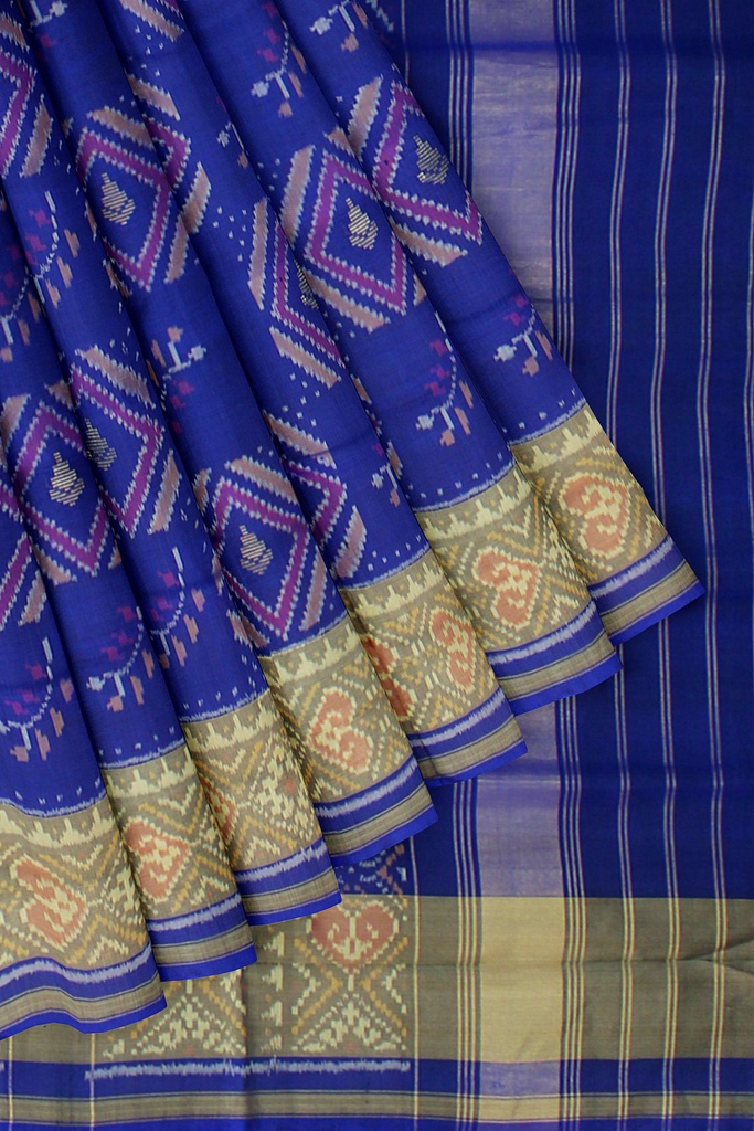 Handloom Single Ikat Silk Patola Saree