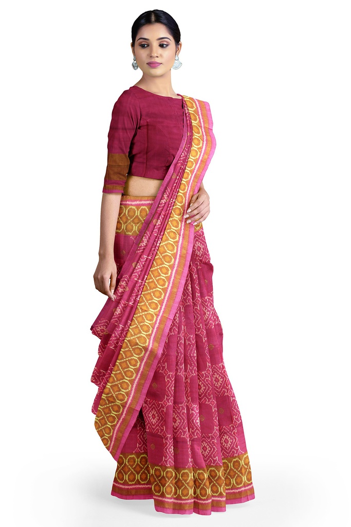 Handloom Single Ikat Silk Patola Saree