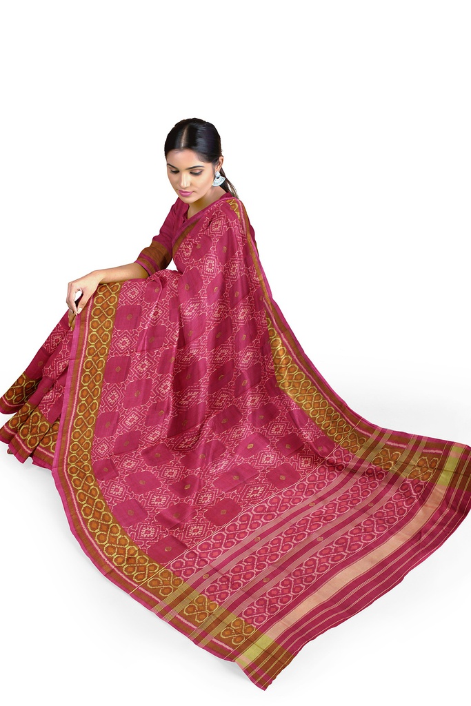 Handloom Single Ikat Silk Patola Saree