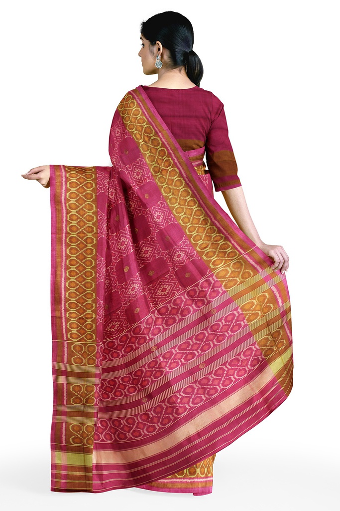Handloom Single Ikat Silk Patola Saree