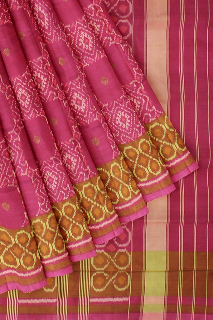 Handloom Single Ikat Silk Patola Saree