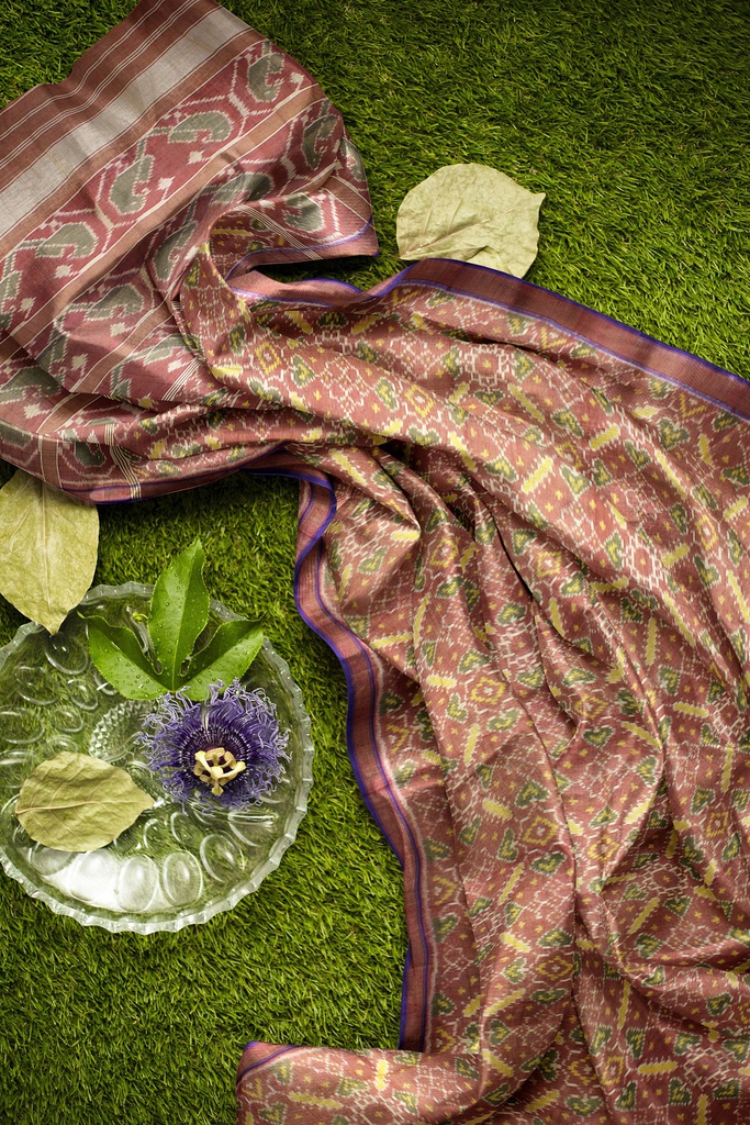 Handloom Single Ikat Silk Patola Saree