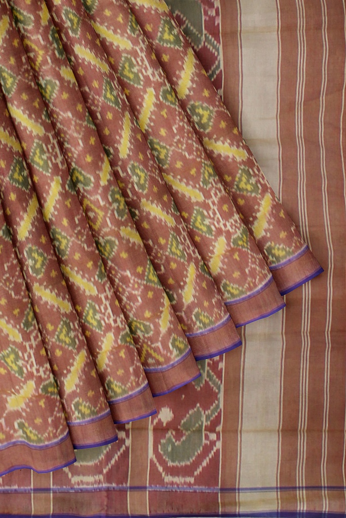 Handloom Single Ikat Silk Patola Saree