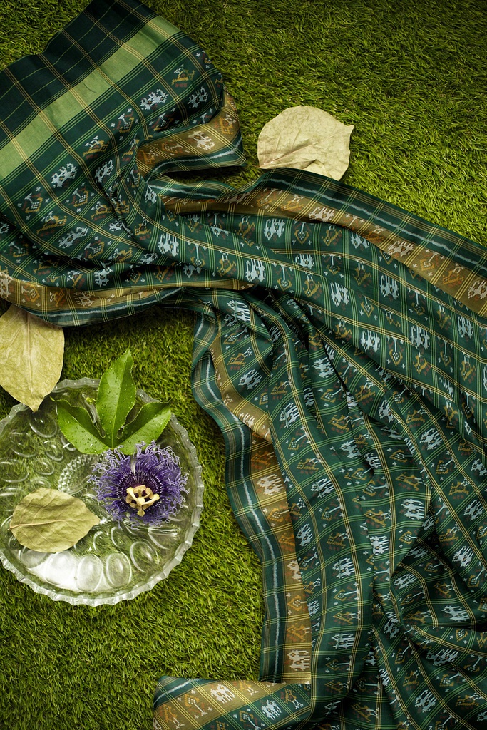 Handloom Single Ikat Silk Patola Saree