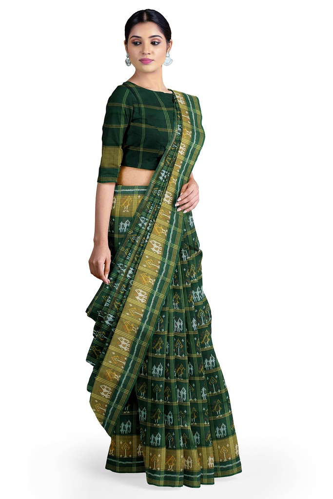Handloom Single Ikat Silk Patola Saree
