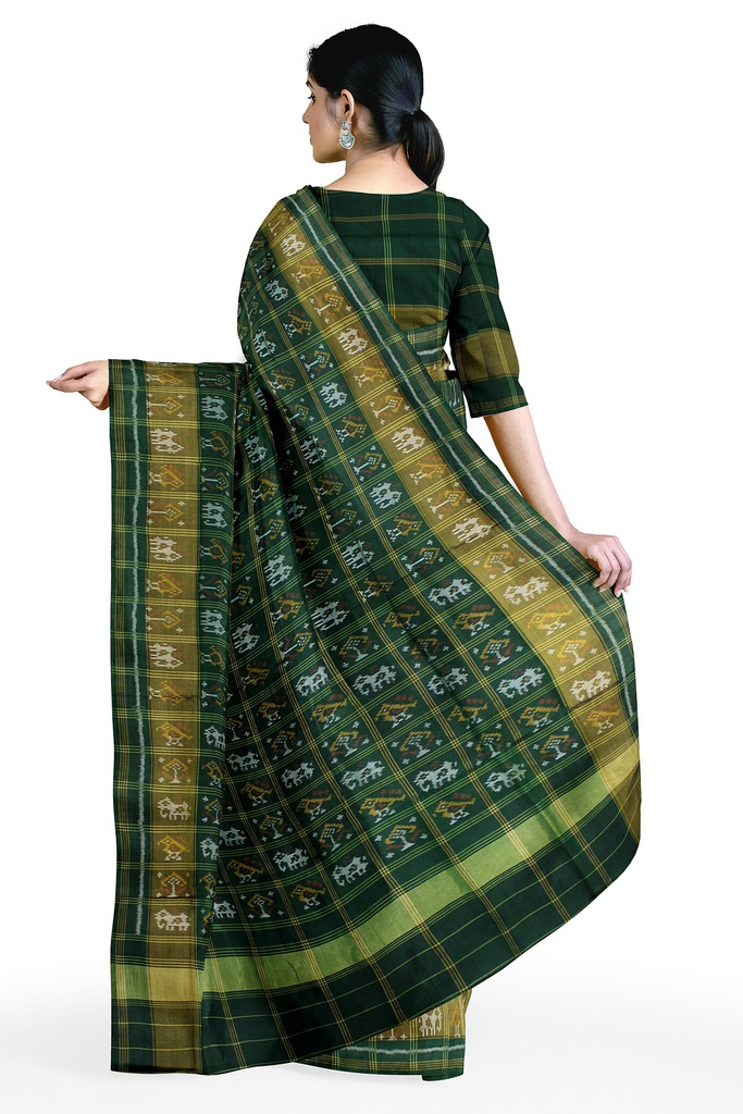 Handloom Single Ikat Silk Patola Saree