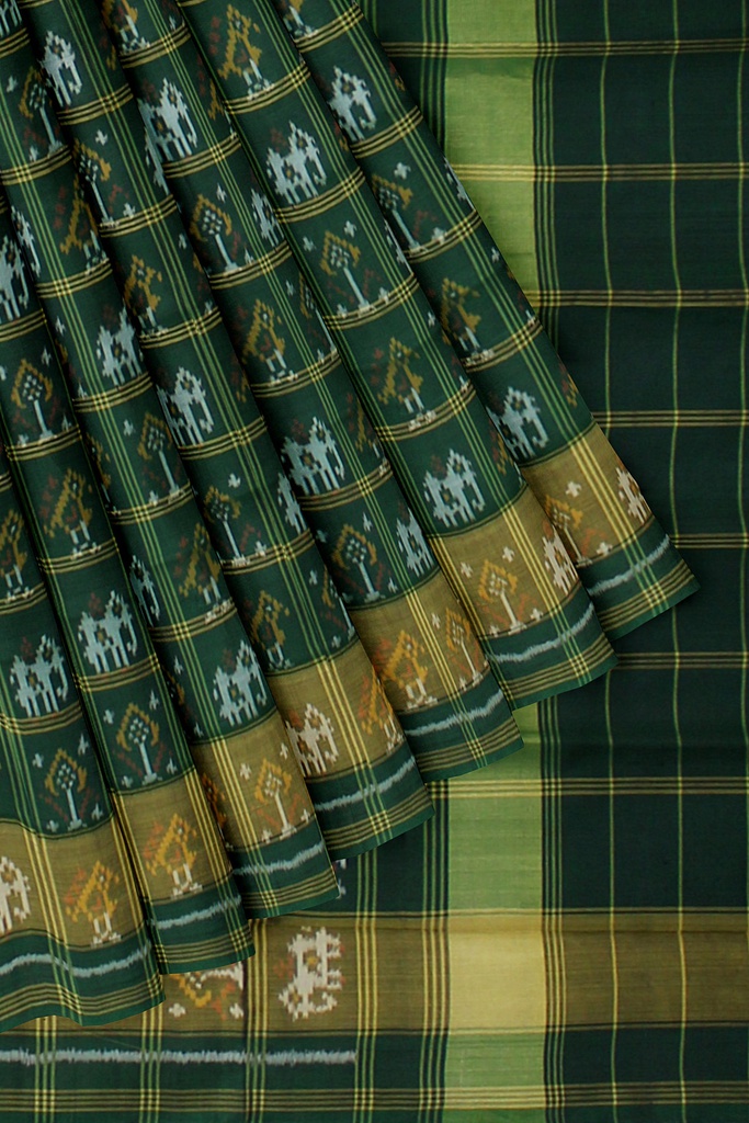 Handloom Single Ikat Silk Patola Saree