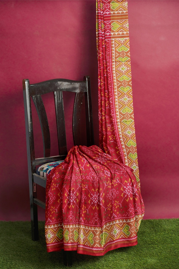 Handloom Single Ikat Silk Patola Saree