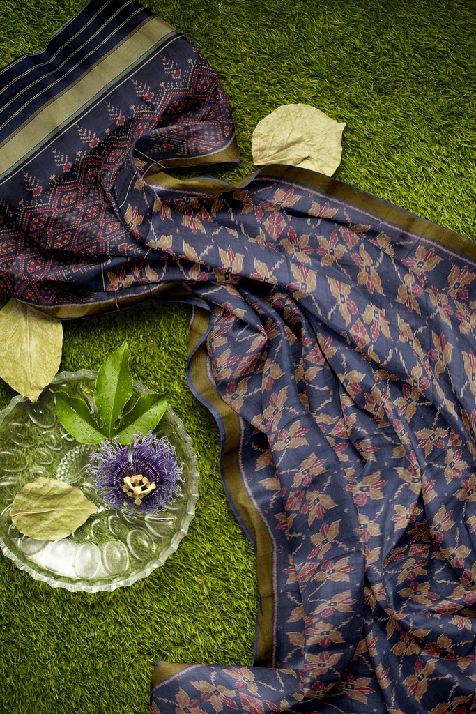 Handloom Single Ikat Silk Patola Saree