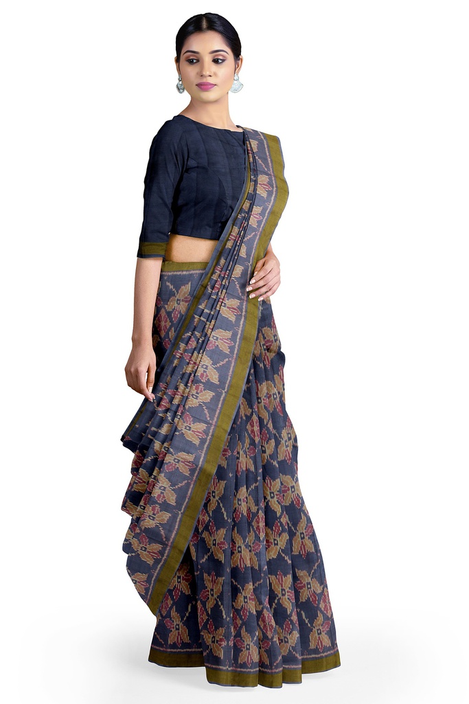 Handloom Single Ikat Silk Patola Saree