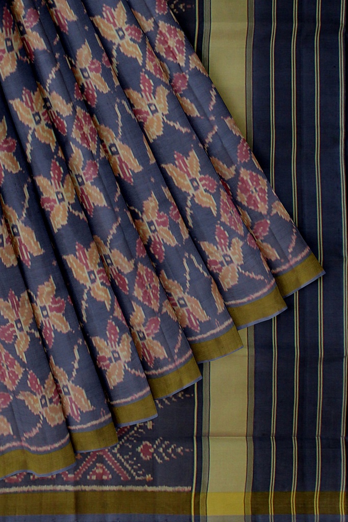 Handloom Single Ikat Silk Patola Saree