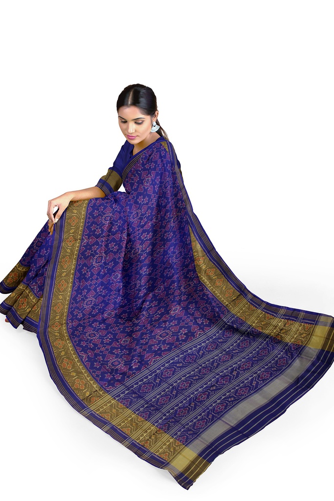 Handloom Single Ikat Silk Patola Saree