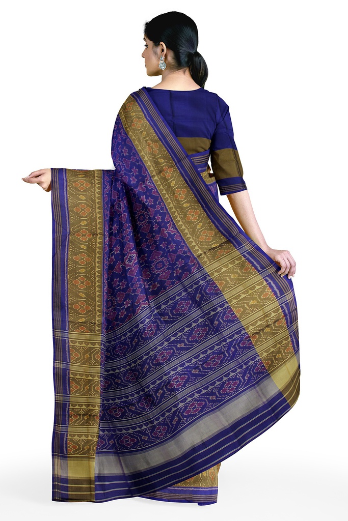 Handloom Single Ikat Silk Patola Saree