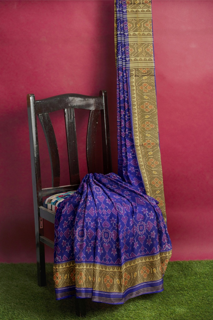 Handloom Single Ikat Silk Patola Saree
