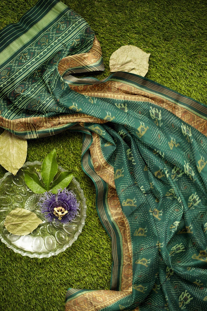 Handloom Single Ikat Silk Patola Saree