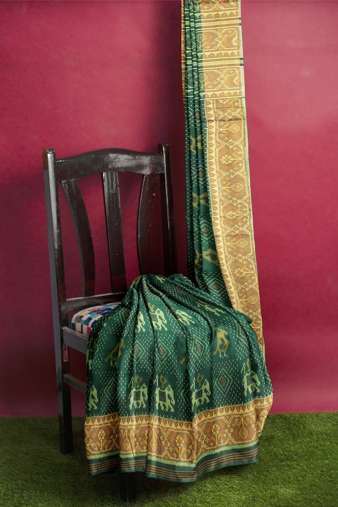 Handloom Single Ikat Silk Patola Saree