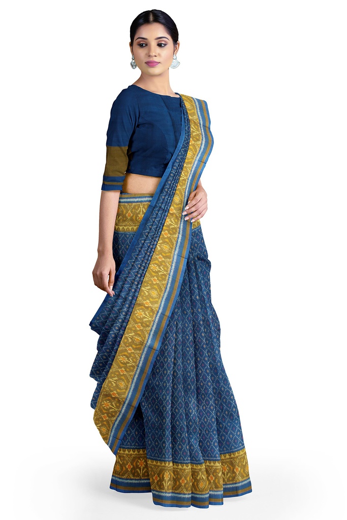 Handloom Single Ikat Silk Patola Saree