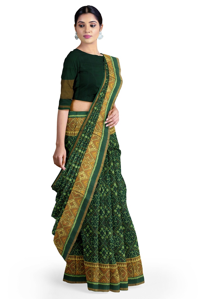 Handloom Single Ikat Silk Patola Saree