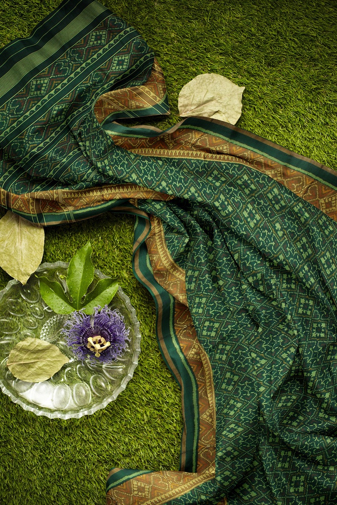 Handloom Single Ikat Silk Patola Saree