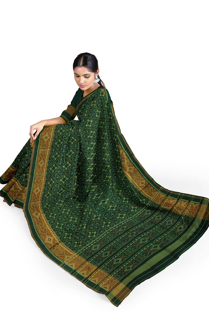 Handloom Single Ikat Silk Patola Saree