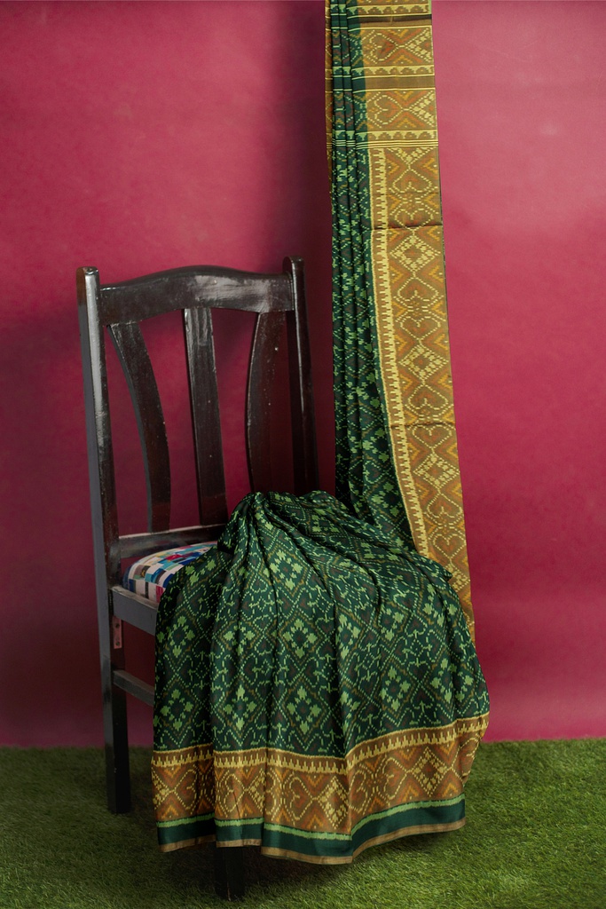 Handloom Single Ikat Silk Patola Saree