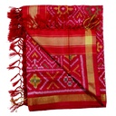 Handloom Single Ikat Patola Silk Dupatta