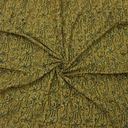 Mustard Cotton Hand Block Print Cloth Material/Fabric