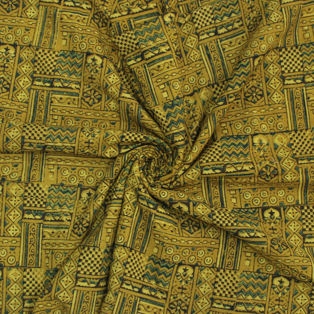 Cotton Hand Block Print Cloth Material/Fabric