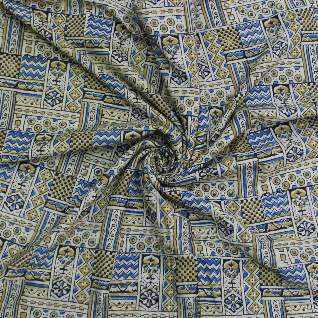 Cotton Hand Block Print Cloth Material/Fabric