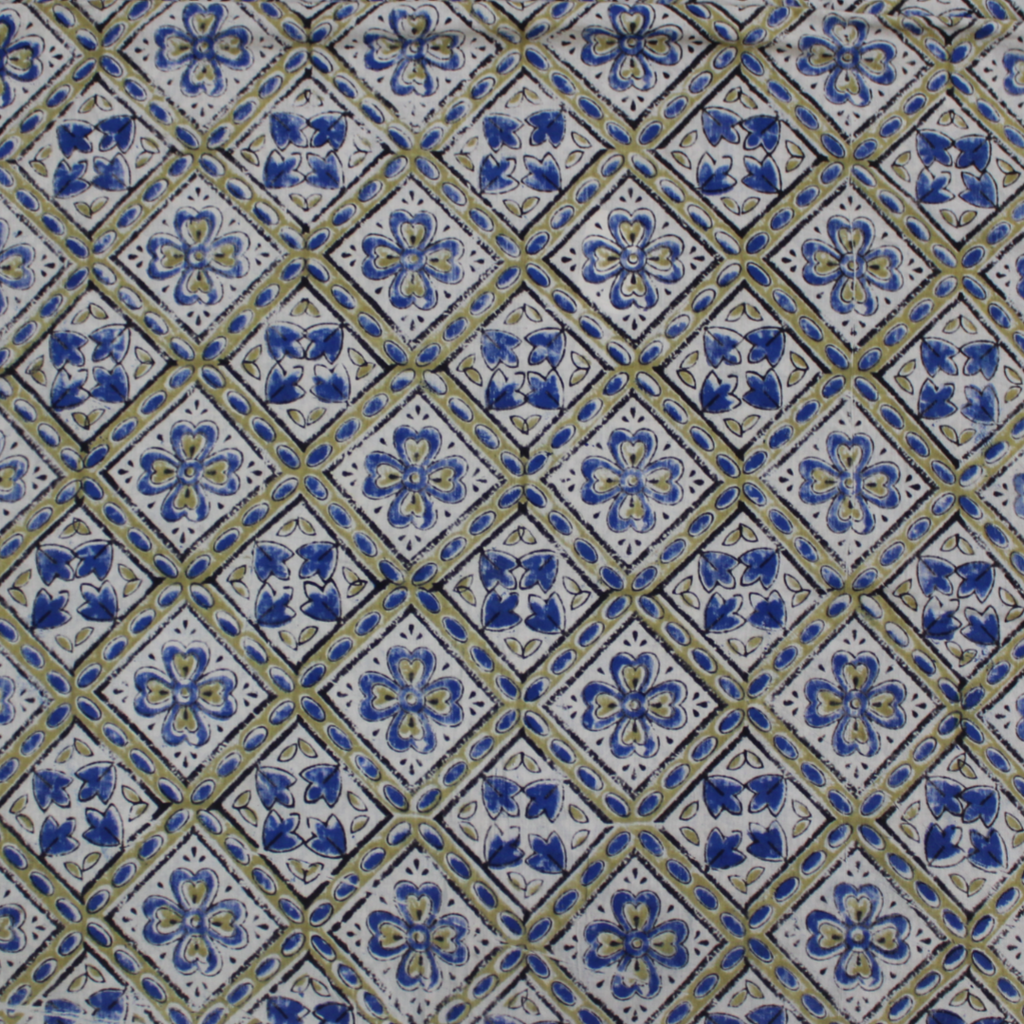 Cotton Hand Block Print Cloth Material/Fabric