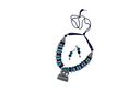 Handcrafted Threaded Silver Oxidized Necklace Set