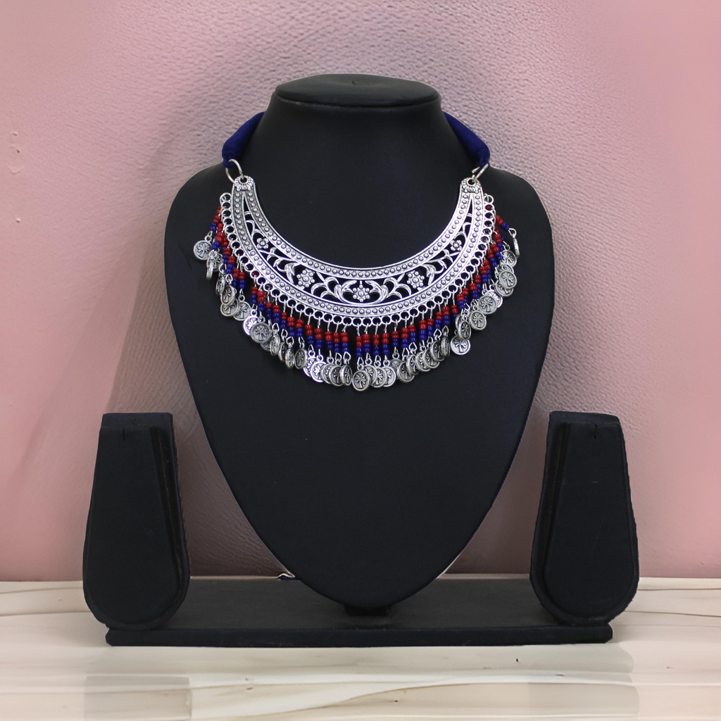 Handcrafted Oxidized Necklace Set