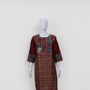 Ajrakh Hand Block Printed Mashru Kurti