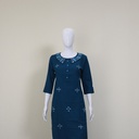 Cotton Hand Embroidered Mirror Work Kurti