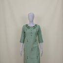 Cotton Hand Embroidered Mirror Work Kurti