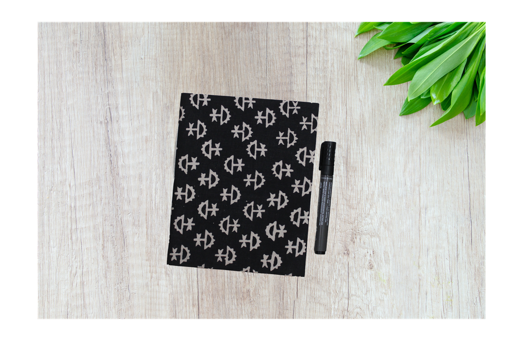 Handmade Diary with Ajrakh Print Cover