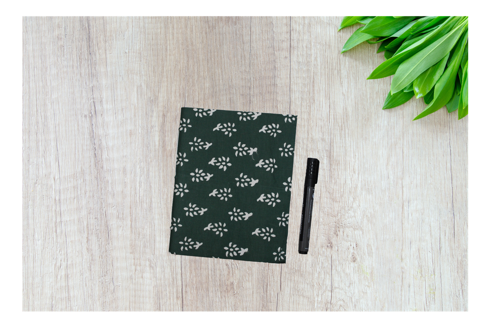 Handmade Diary with Ajrakh Print Cover