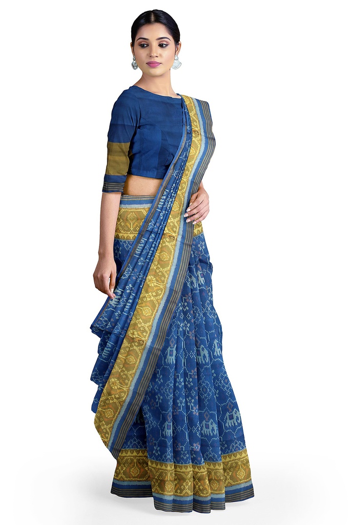 Handloom Single Ikat Silk Patola Saree