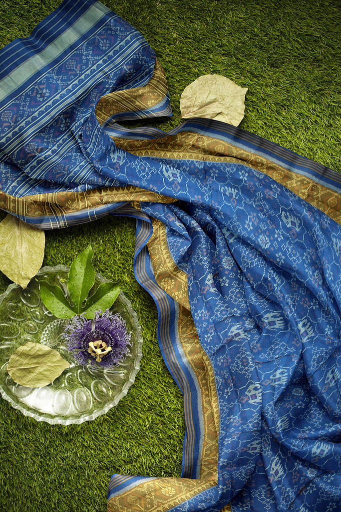 Handloom Single Ikat Silk Patola Saree