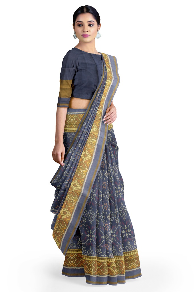 Handloom Single Ikat Silk Patola Saree