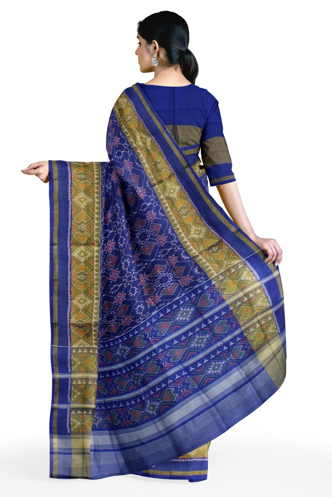 Handloom Single Ikat Silk Patola Saree