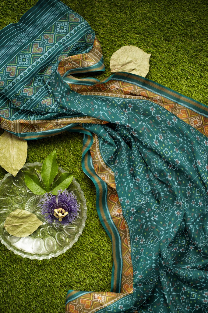 Handloom Single Ikat Silk Patola Saree