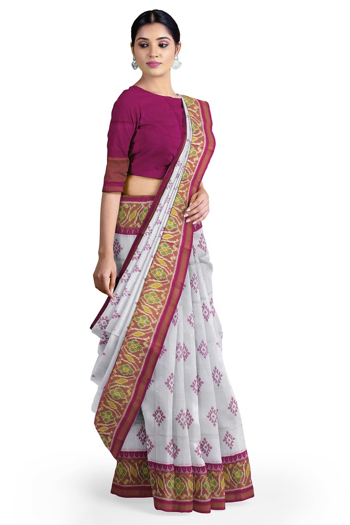 Handloom Single Ikat Silk Patola Saree